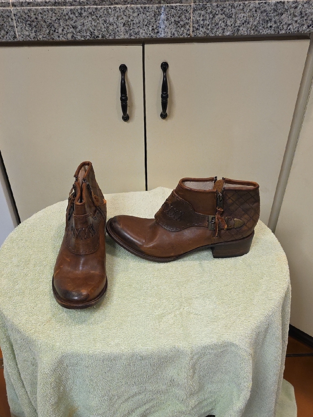 Freebird BNWOB by Steven Brown Leather OG Grand Ankle Boots Size 10